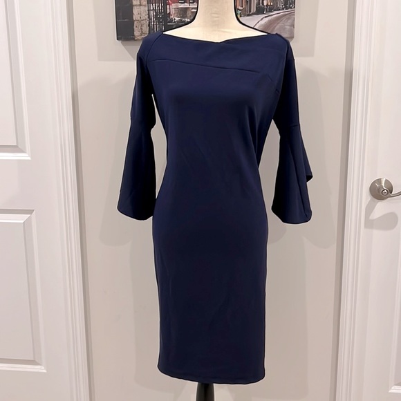 Bebe Off the Shoulder Sheath Dress - Picture 2 of 6